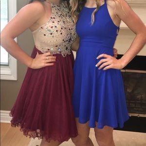 Red homecoming dress